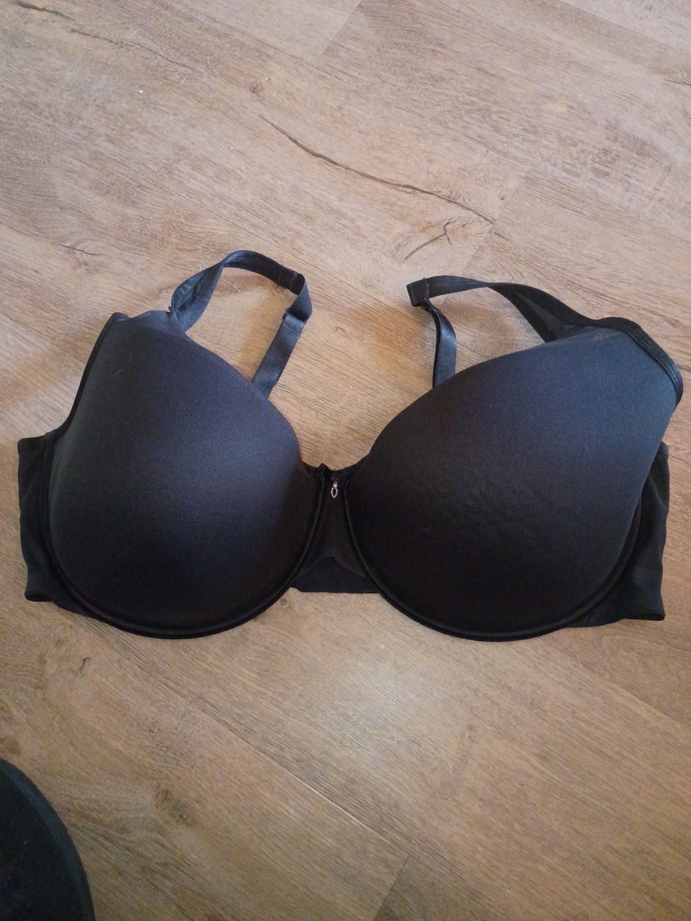 Curvy Couture Black Molded T-Shirt Bra